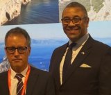 Deputy Chief Minister Dr Joseph Garcia welcomed Foreign Secretary James Cleverly MP to the Gibraltar stand at the Conservative Party conference in Birmingham.
